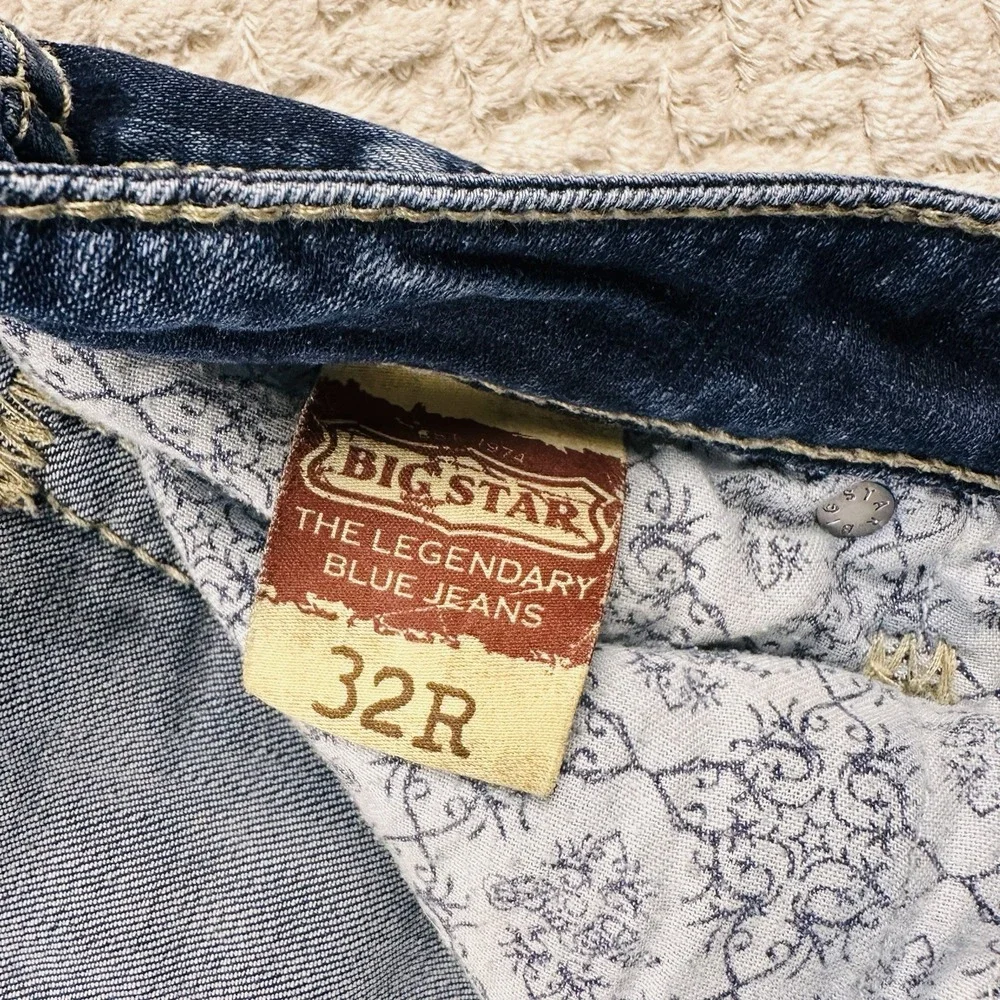Big Star Jeans Women's Maddie Boot Dark Wash Mid-Rise Size 32 R Y2K Country